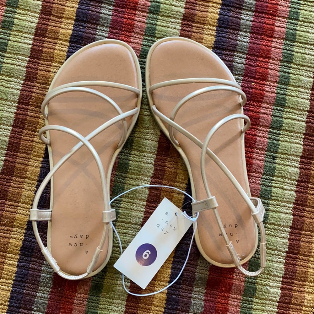 Never worn before a new day sandals